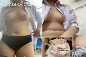 Clip sex nữ sinh mặc silit đen