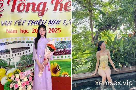 Ảnh thumbnail của Cô giáo mầm non chịch lén lút với cái mặt nhăn nhó
