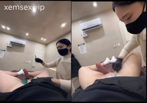 Ảnh thumbnail của Đi tẩy lông cu mà con cu nó cứng ngắc làm em ngại