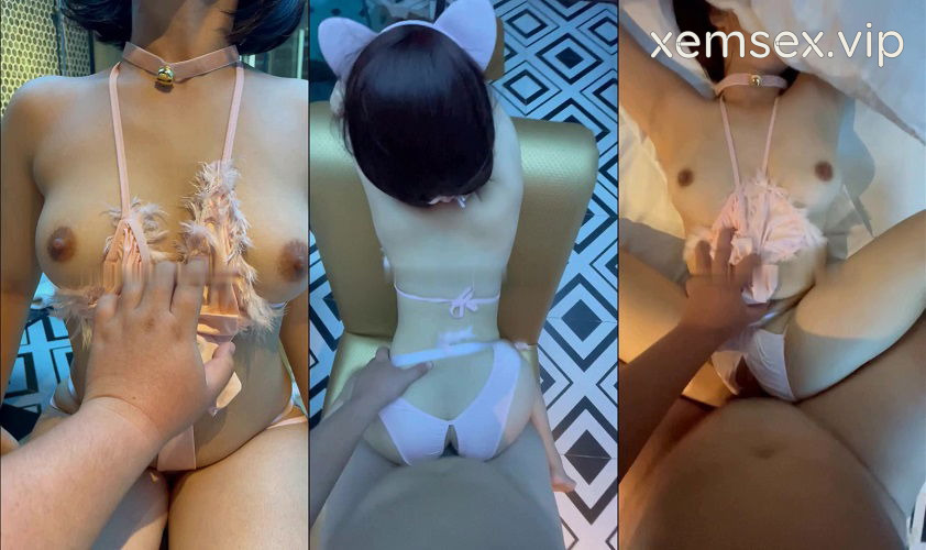Em gái nhỏ nhắn muốn làm mèo lục lạc