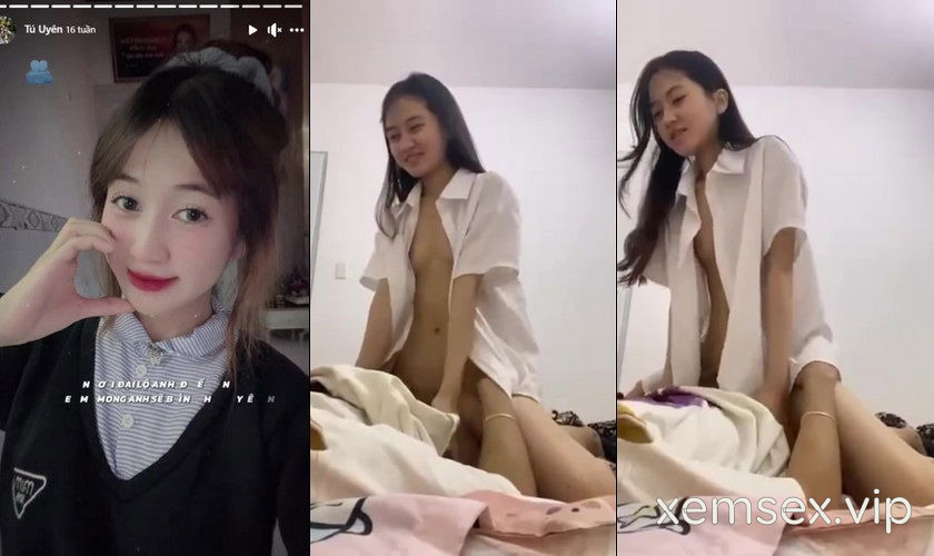 Em Uyên 2k5 cưỡi ngựa với đứa em không bao