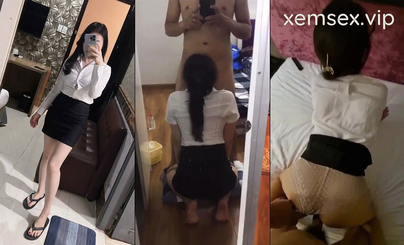 Húp em đông nghiệ psau giờ làm vẫn mặc đồ công sở