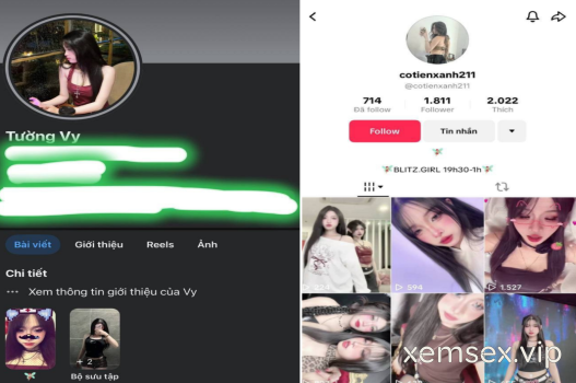 Ảnh thumbnail của Lộ clip sex 18+ Tiktoker Cotienxanh Tường Vy 2025