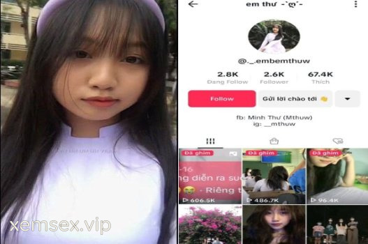 Ảnh thumbnail của Nữ sinh Thư hot trend lộ video nhạy cảm