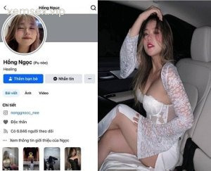 Ảnh thumbnail của Tik toker Trương Hồng Ngọc show cặp vú đẹp