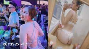 Ảnh thumbnail của Video nhạy cảm được Khánh Ngân chia sẻ tại quán bar