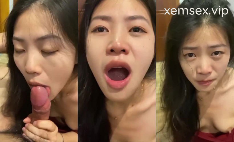 Xuất ngập mồm em sinh viên nuốt ngon lành luôn